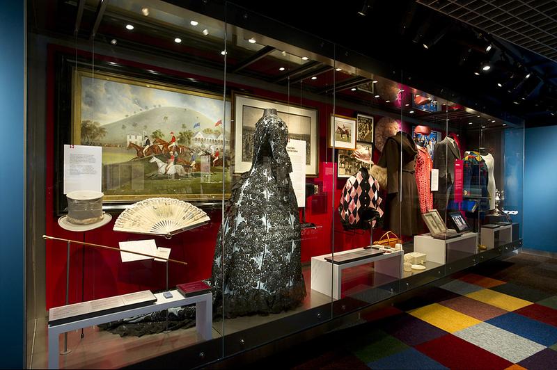 Horse Racing Gallery — lit racing memorabilia and Melbourne Cup artefacts