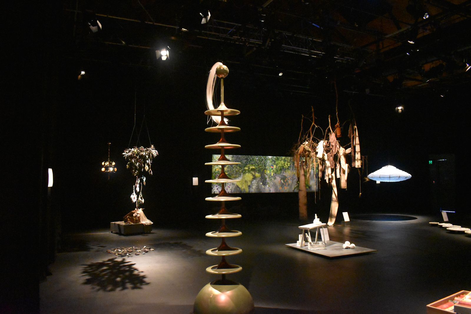 Renewal Exhibition — group show lighting at Gasworks Arts Park, gallery view