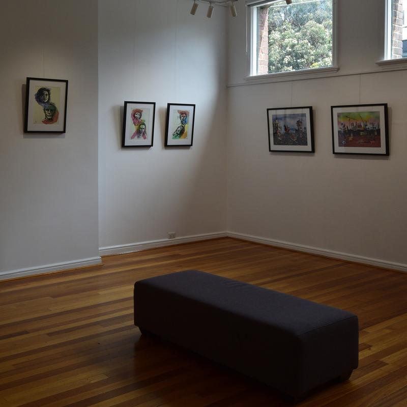 Connections — solo exhibition at Gasworks gallery, installation view