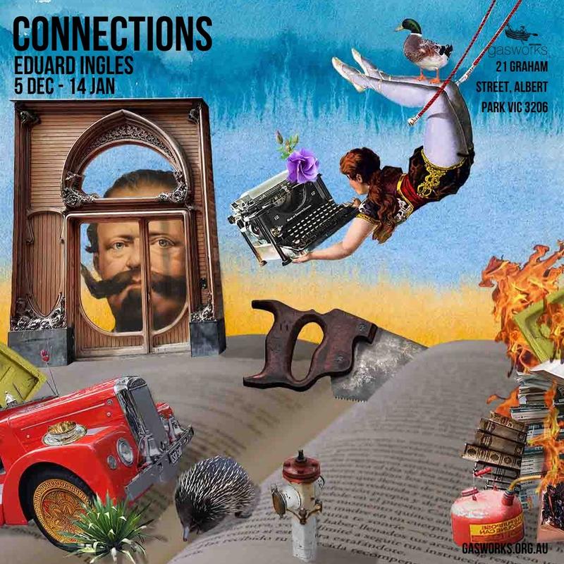 Connections — gallery detail at Gasworks Angela Robarts-Bird Gallery