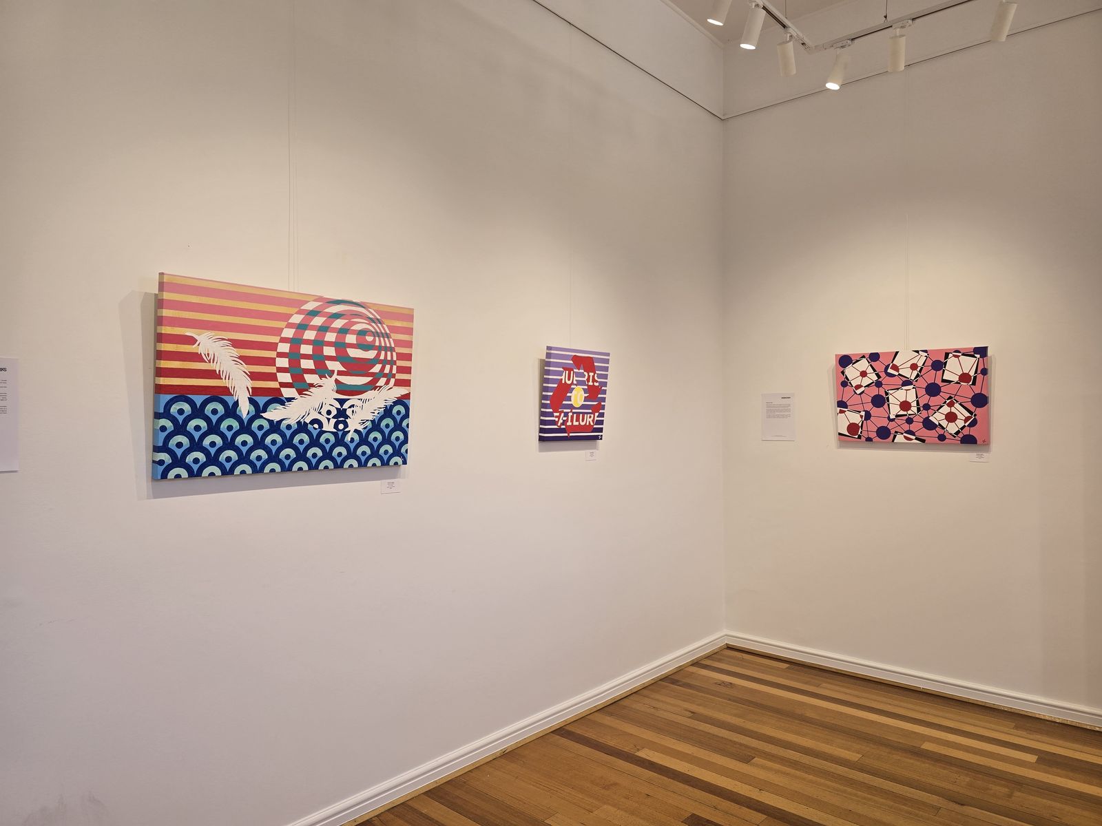 Hidden Myths — gallery view showing Greek mythology paintings