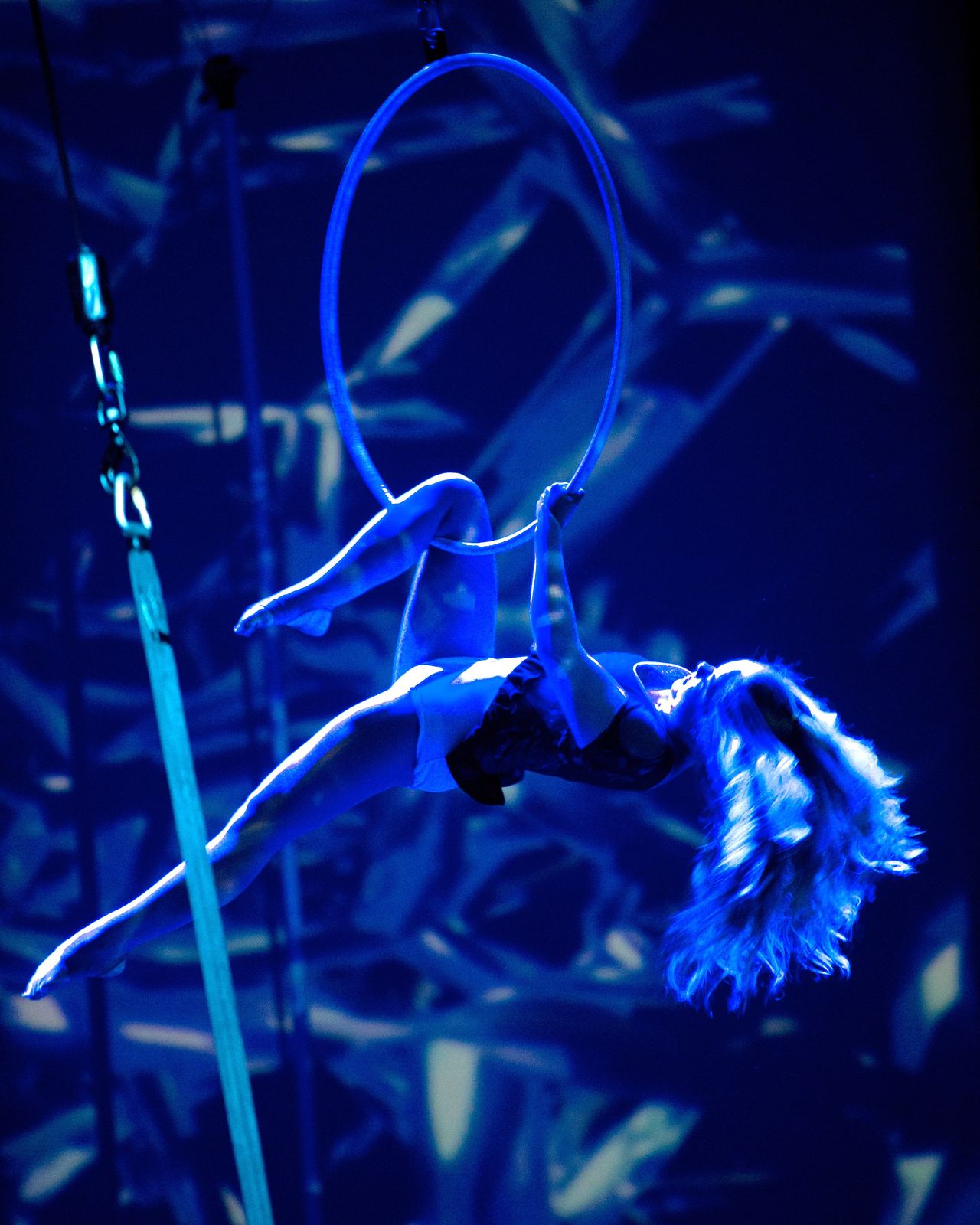 Leap of Faith — NICA graduate circus showcase, ensemble on stage